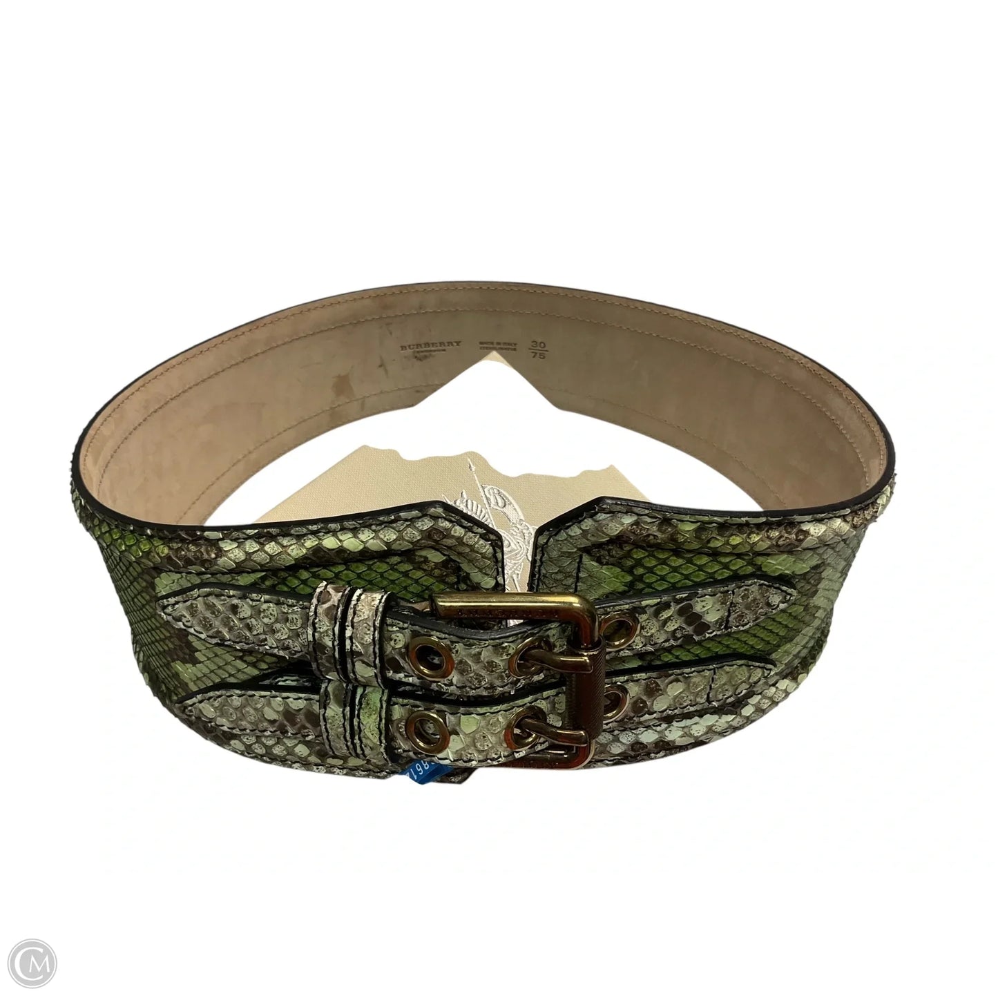 Belt Luxury Designer By Burberry, Size: Medium