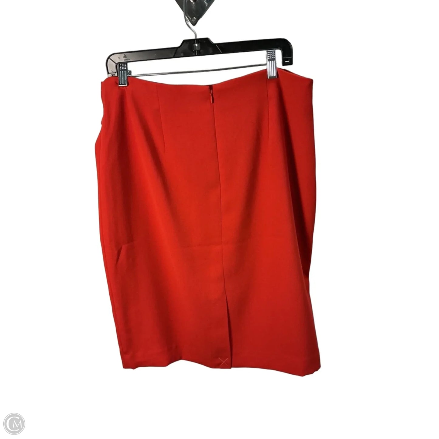 Skirt Midi By Loft In Red, Size: 12
