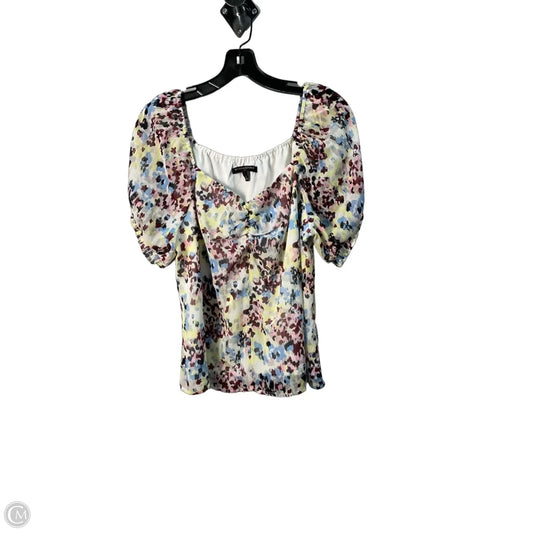 Top 3/4 Sleeve By Banana Republic In Multi-colored, Size: M