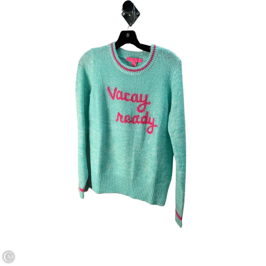 Sweater Designer By Lilly Pulitzer In Green & Pink, Size: S