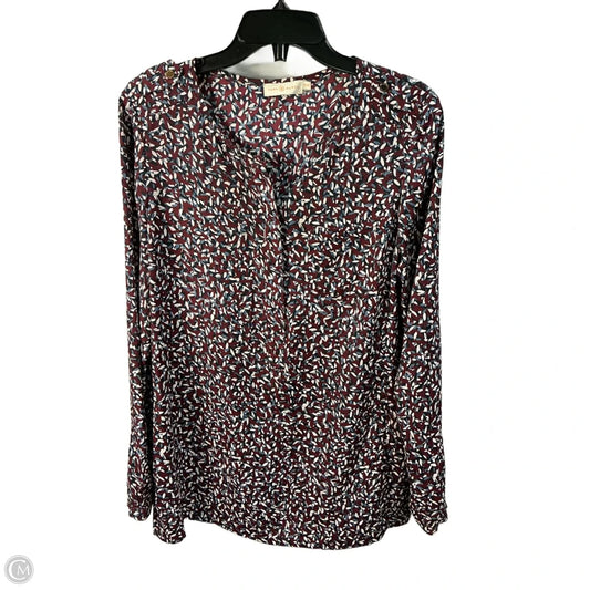 Top Long Sleeve Designer By Tory Burch In Multi-colored, Size: M