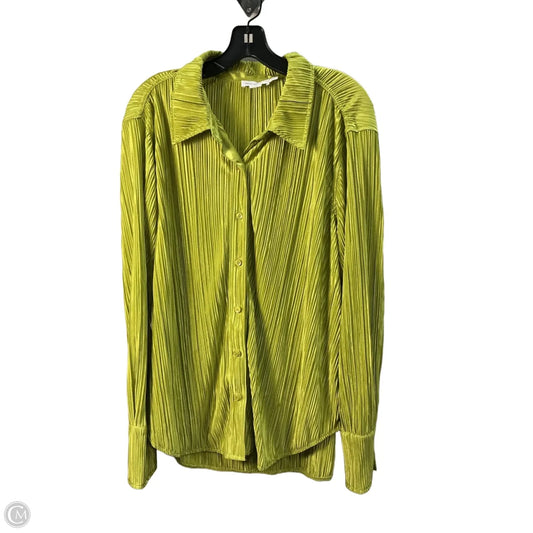 Top Long Sleeve By Good American In Green, Size: L