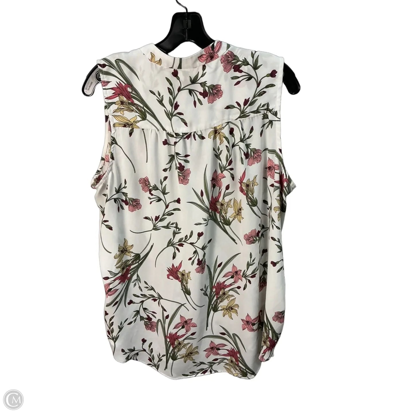 Top Sleeveless By Vince Camuto In Floral Print, Size: 1x
