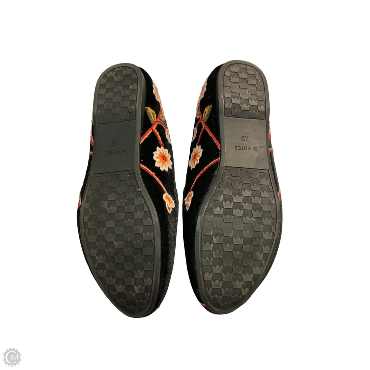 Shoes Athletic By Birdies In Floral Print, Size: 7.5