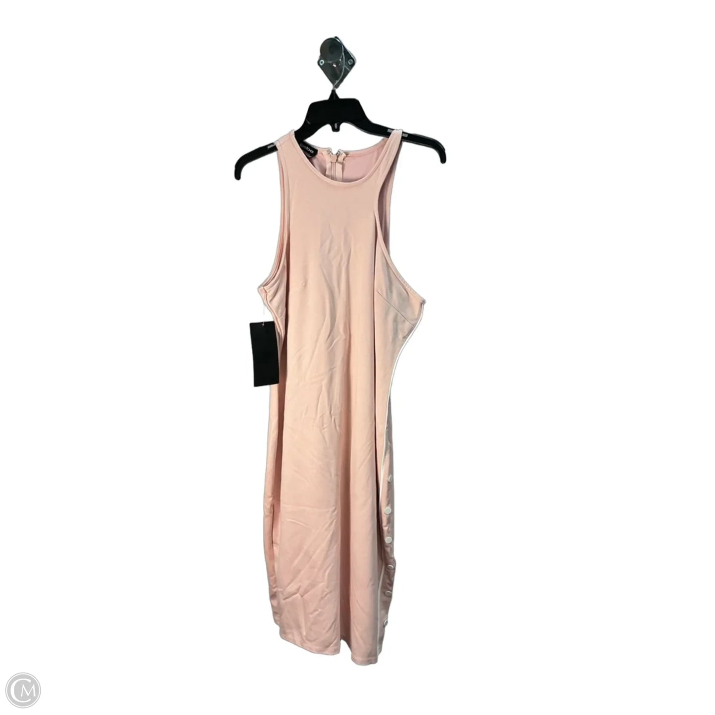 Dress Casual Midi By Bebe In Pink, Size: Xl