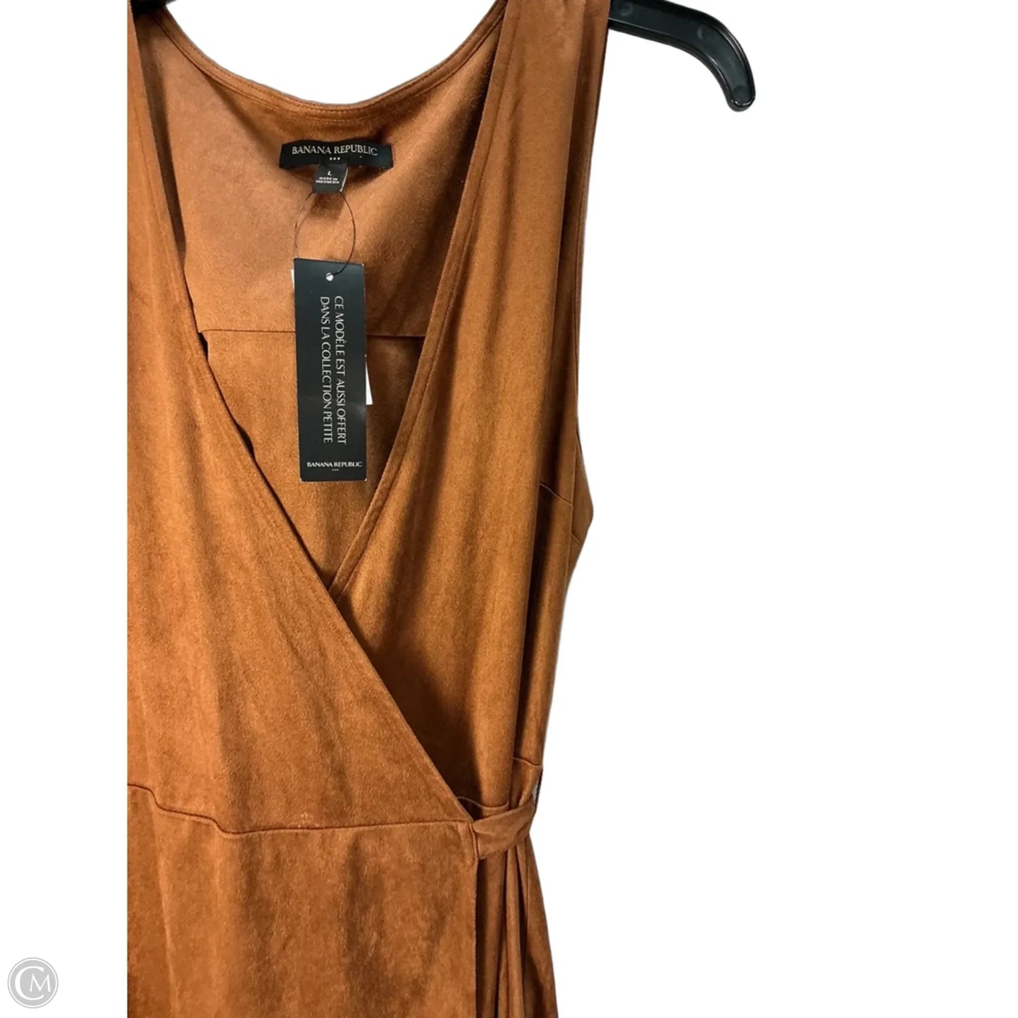 Dress Casual Maxi By Banana Republic In Brown, Size: L