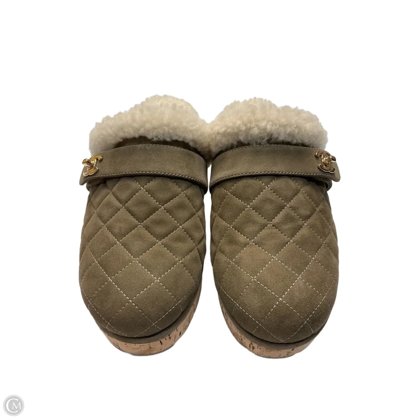Shoes Luxury Designer By Chanel In Brown, Size: 7