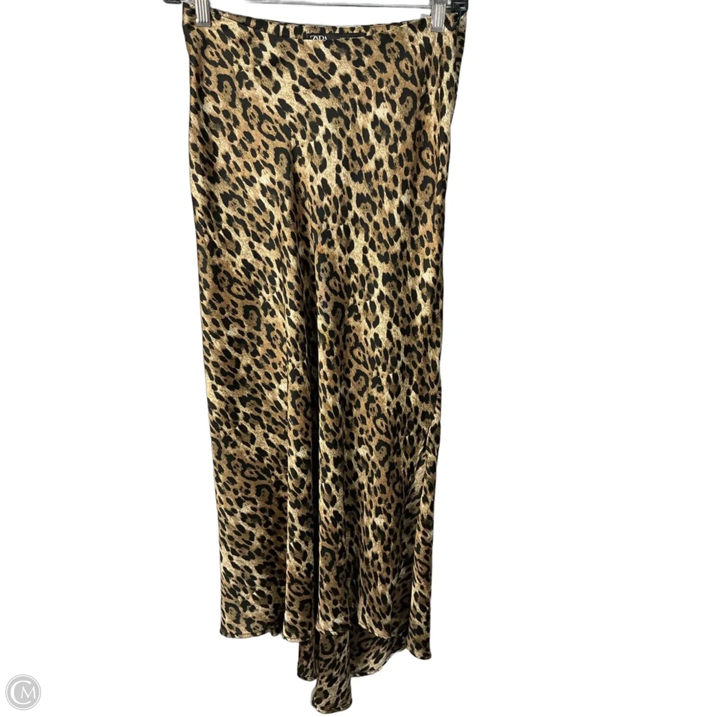 Skirt Maxi By Zara In Animal Print, Size: S