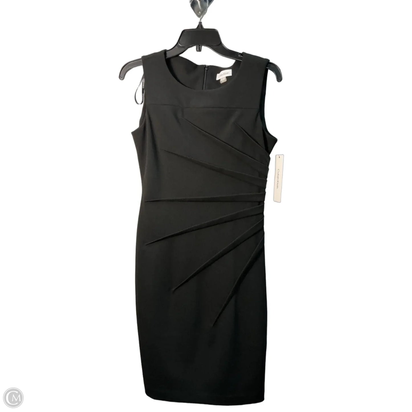 Dress Party Midi By Calvin Klein In Black, Size: M
