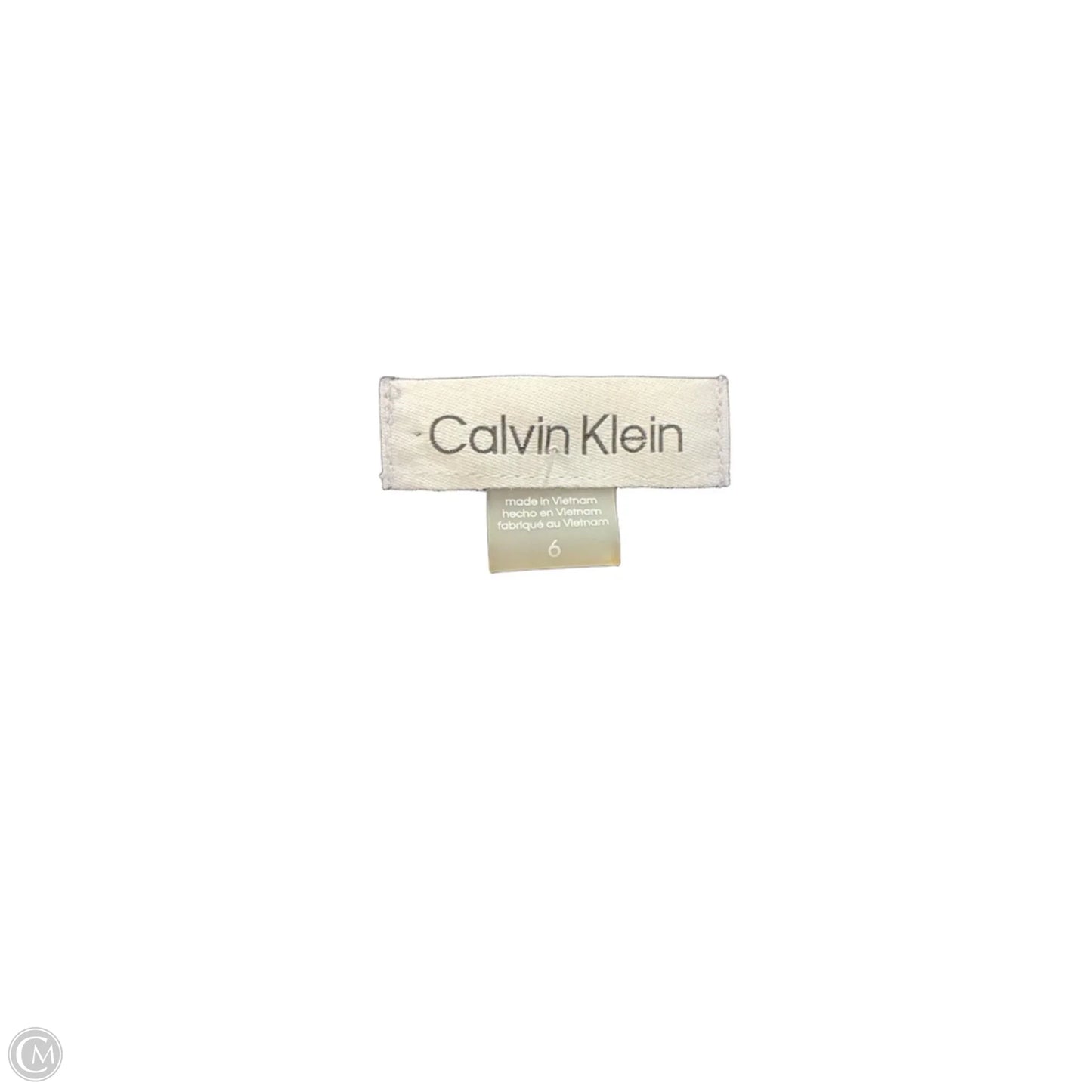 Dress Party Midi By Calvin Klein In Black, Size: M
