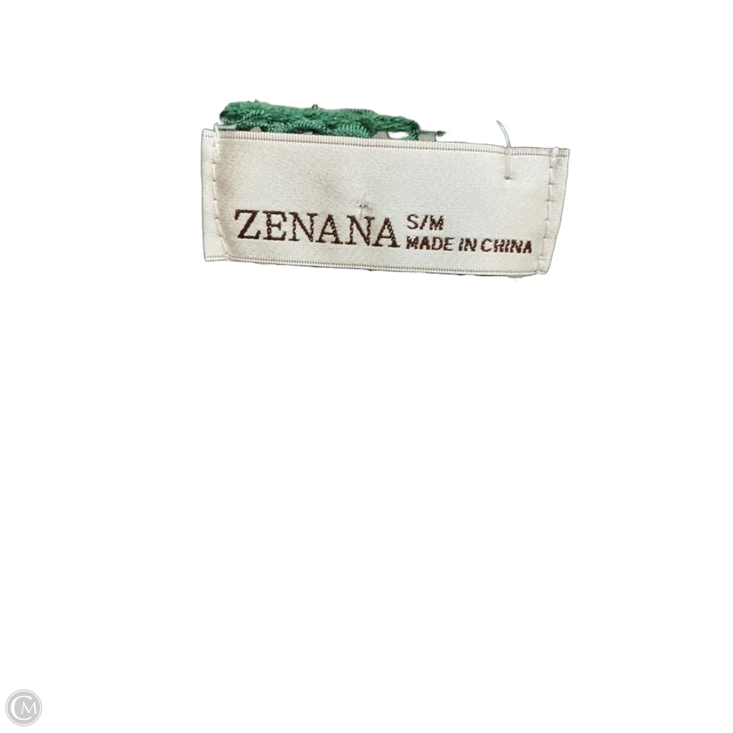 Top Long Sleeve By Zenana In Green, Size: S