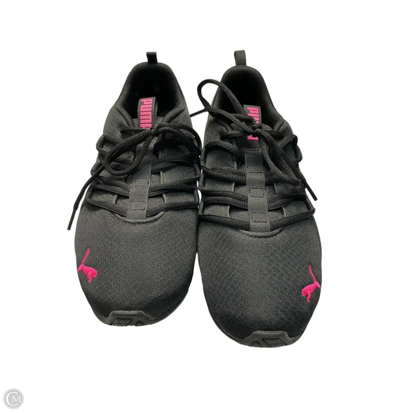Shoes Athletic By Puma In Black & Pink, Size: 8.5