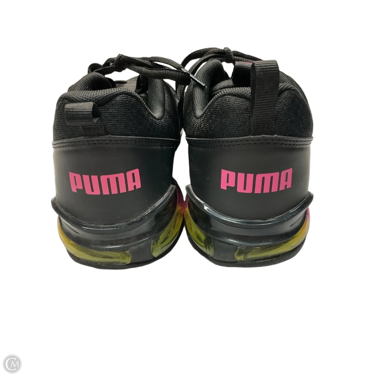 Shoes Athletic By Puma In Black & Pink, Size: 8.5