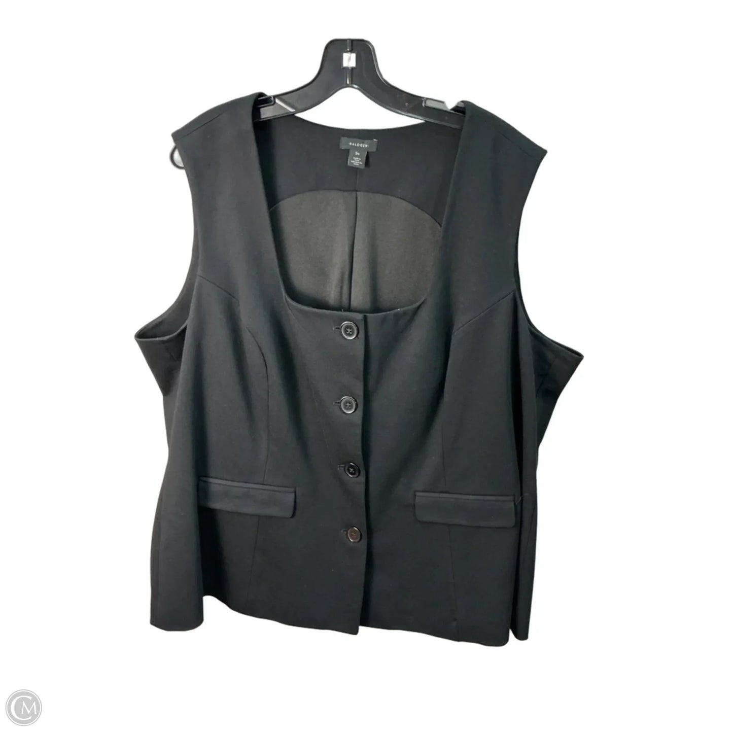 Vest Other By Halogen In Black, Size: 24
