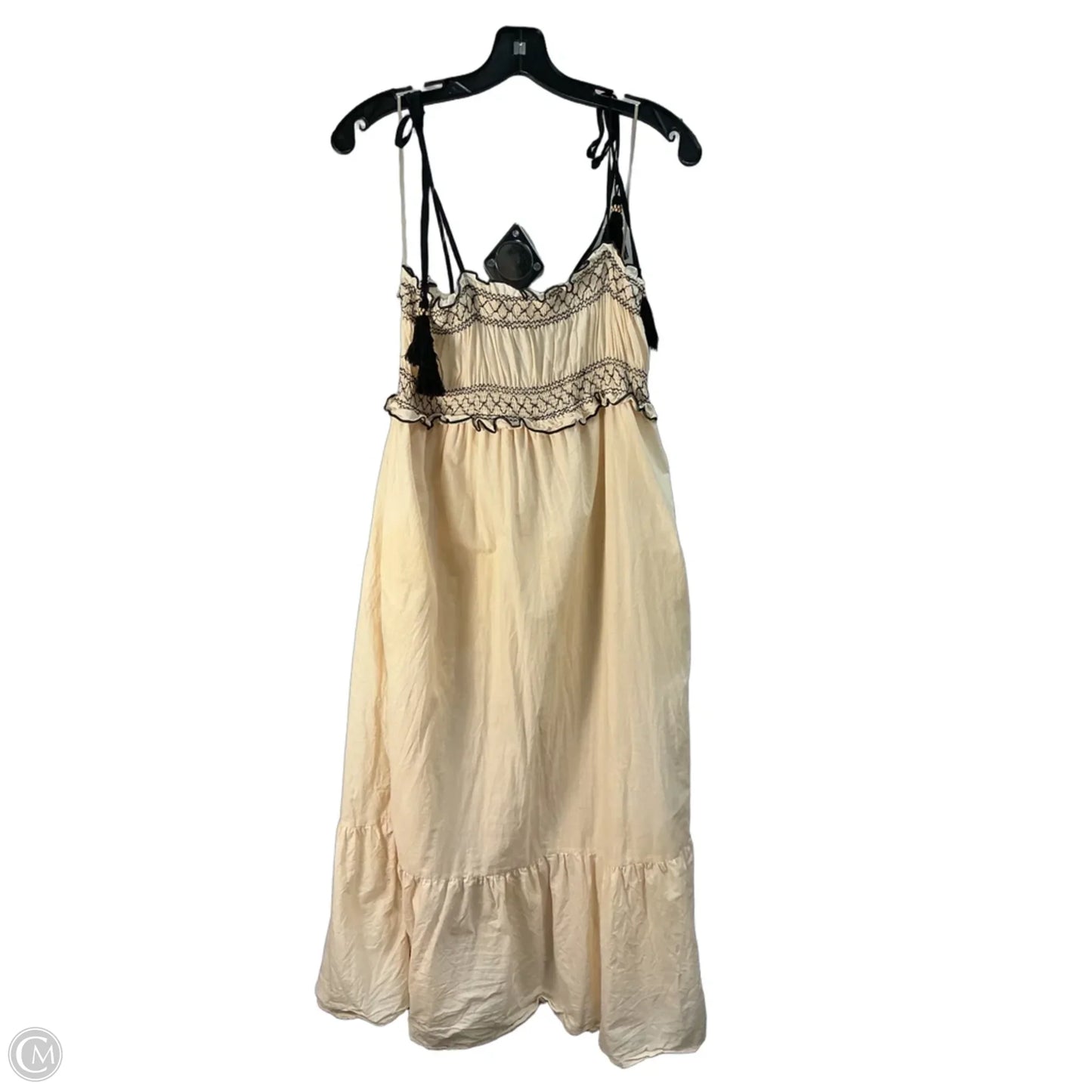 Dress Party Long By Zara In Cream, Size: S