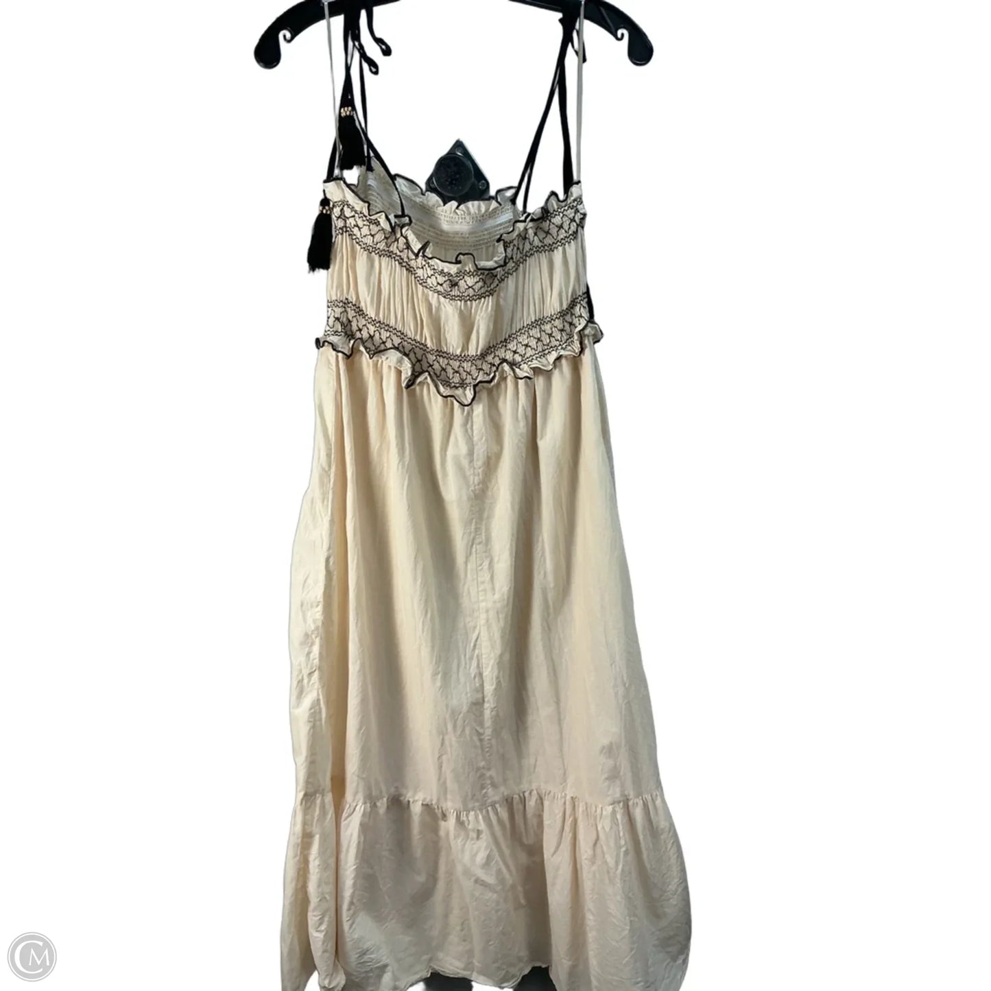 Dress Party Long By Zara In Cream, Size: S