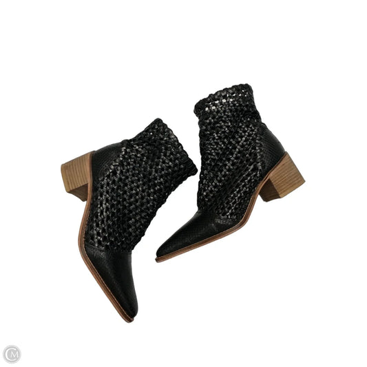 Boots Ankle Heels By Free People In Black & Brown, Size: 6.5