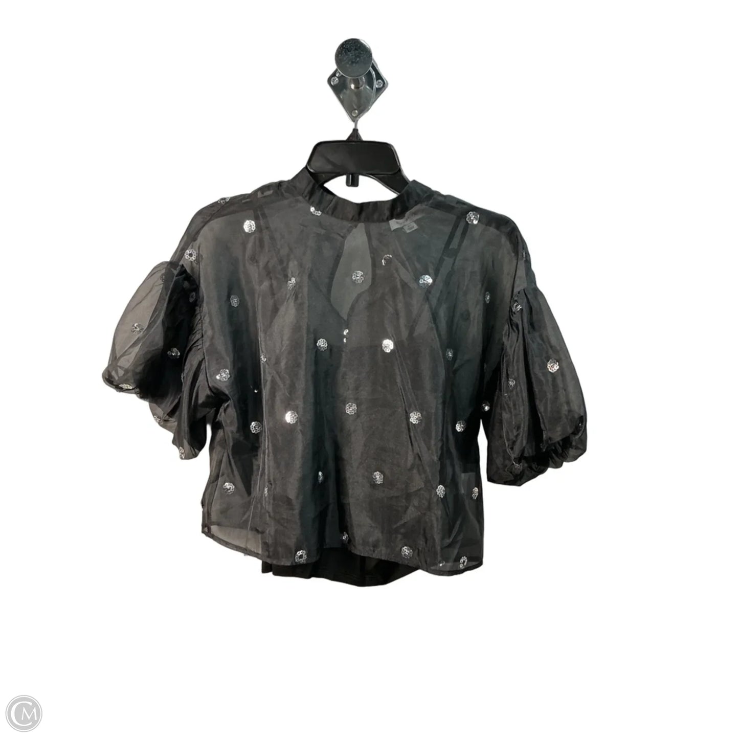 Top Short Sleeve By Evereve In Black, Size: Xs