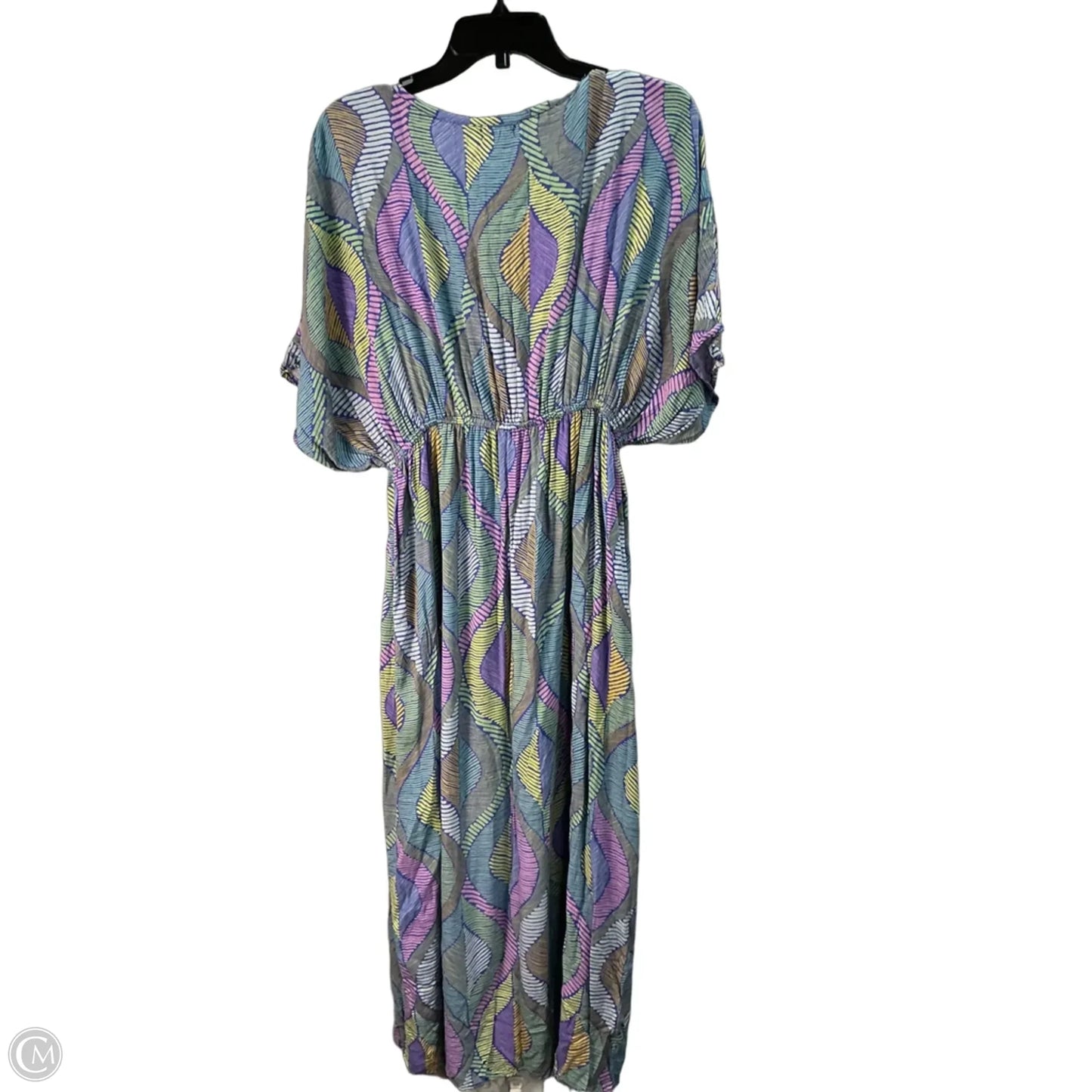 Dress Casual Maxi By World Market In Blue & Purple, Size: L