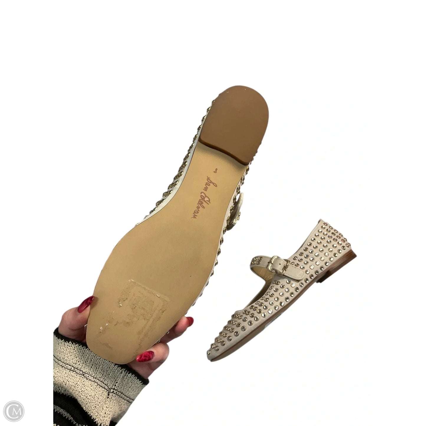 Shoes Flats By Sam Edelman In Cream, Size: 8