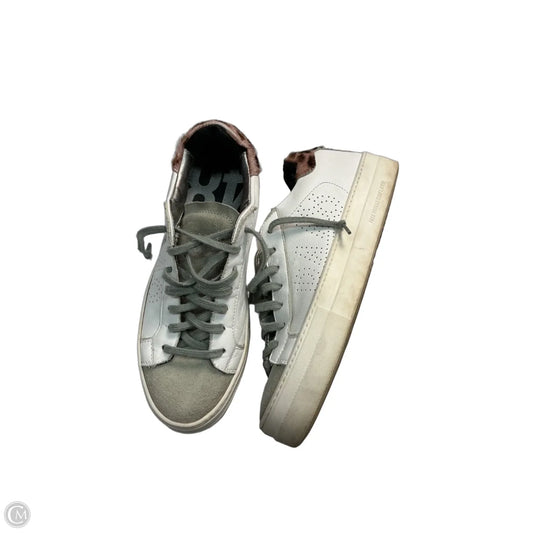 Shoes Sneakers By P448 In Grey & White, Size: 10