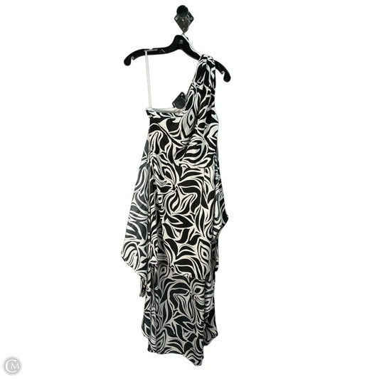 Dress Party Midi By Donna Morgan In Black & White, Size: 4