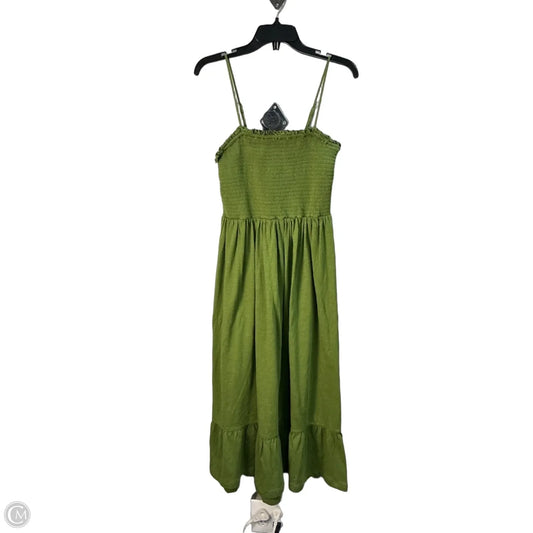 Dress Casual Maxi By Anthropologie In Green, Size: Xs