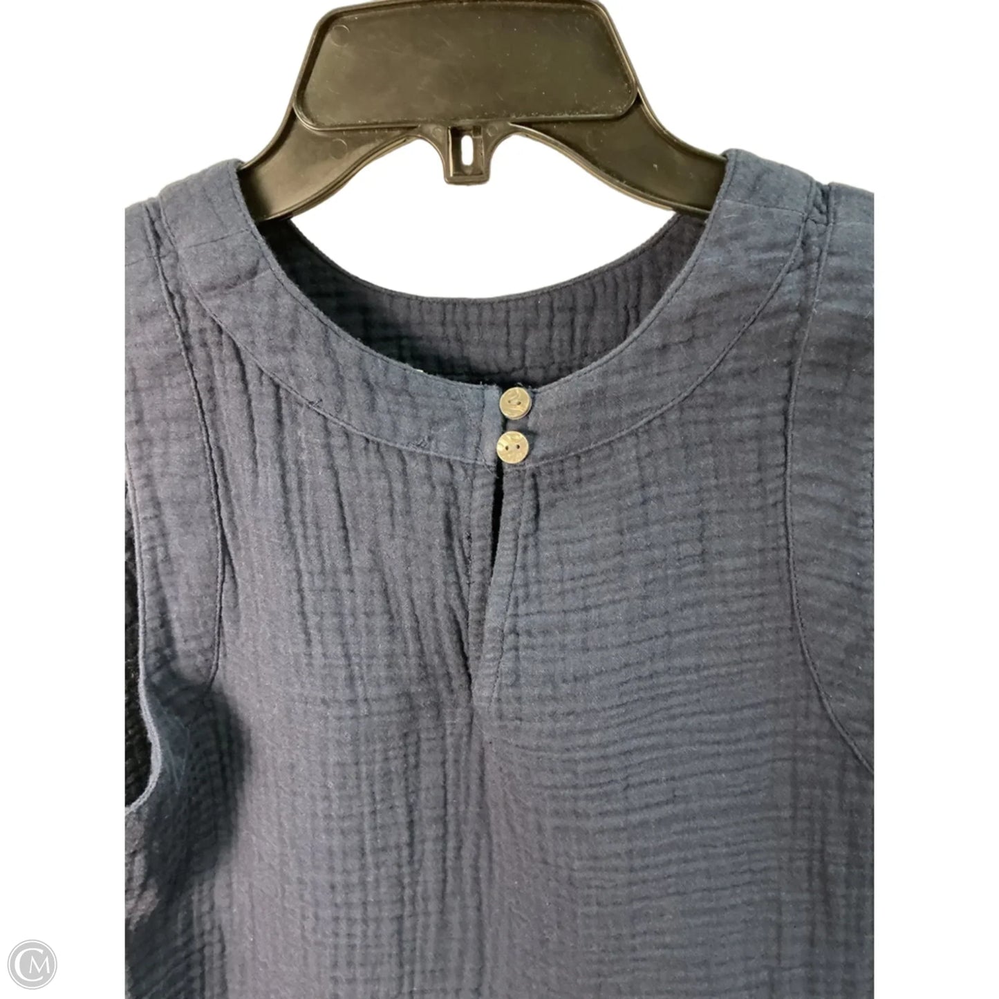 Top Sleeveless By Lou And Grey In Navy, Size: S