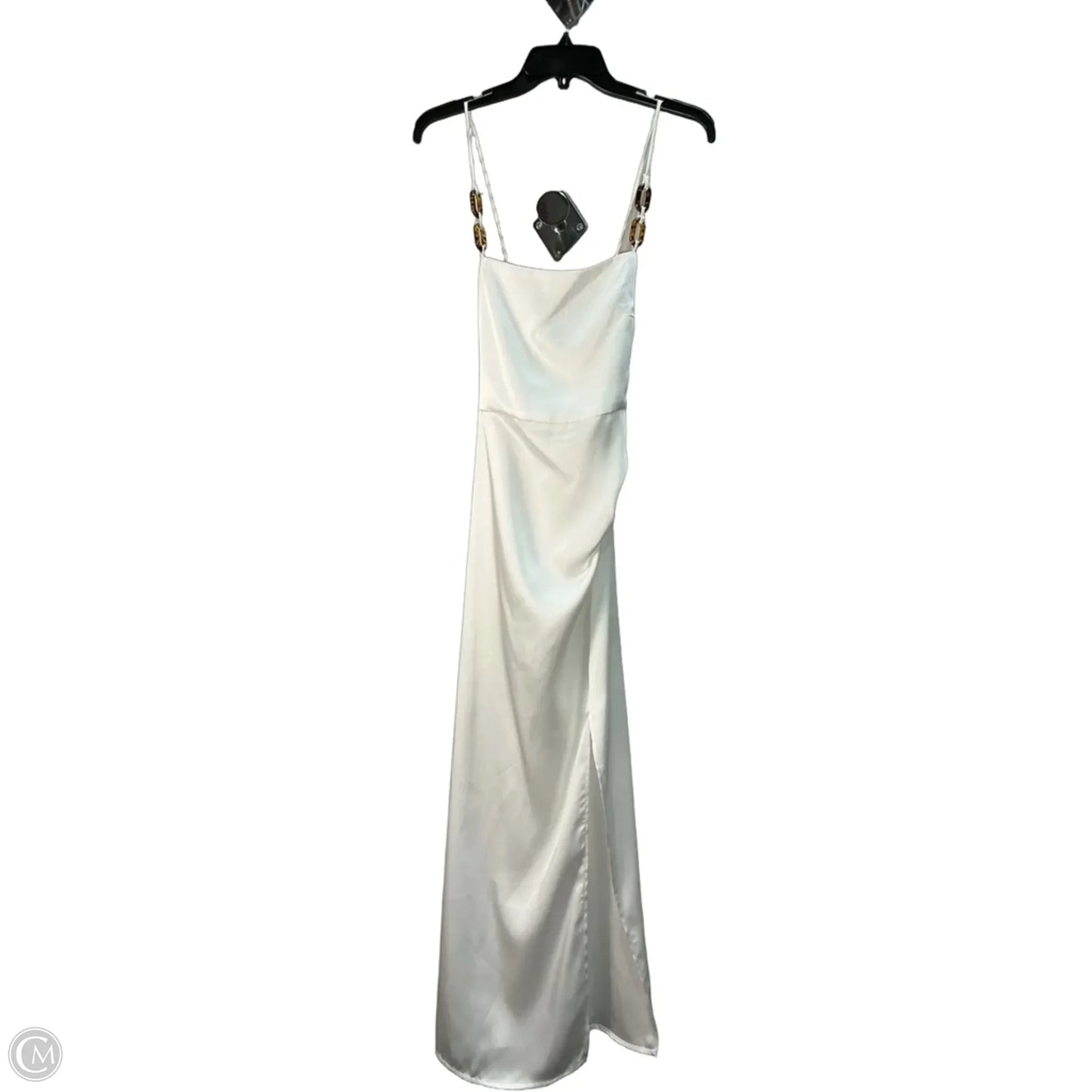 Dress Party Long By Zara In White, Size: M