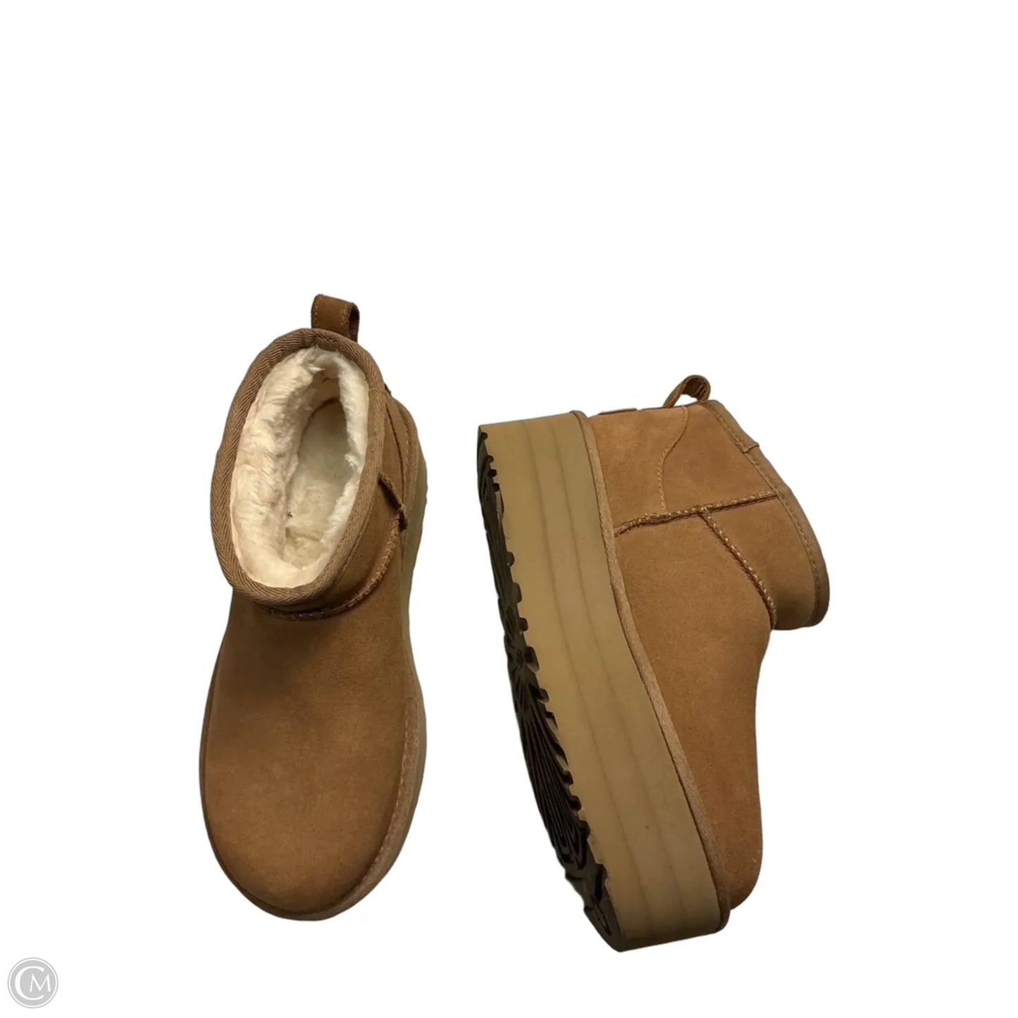 Boots Designer By Ugg In Tan, Size: 6