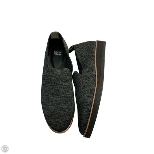 Shoes Flats By Eileen Fisher In Grey & Tan, Size: 9.5