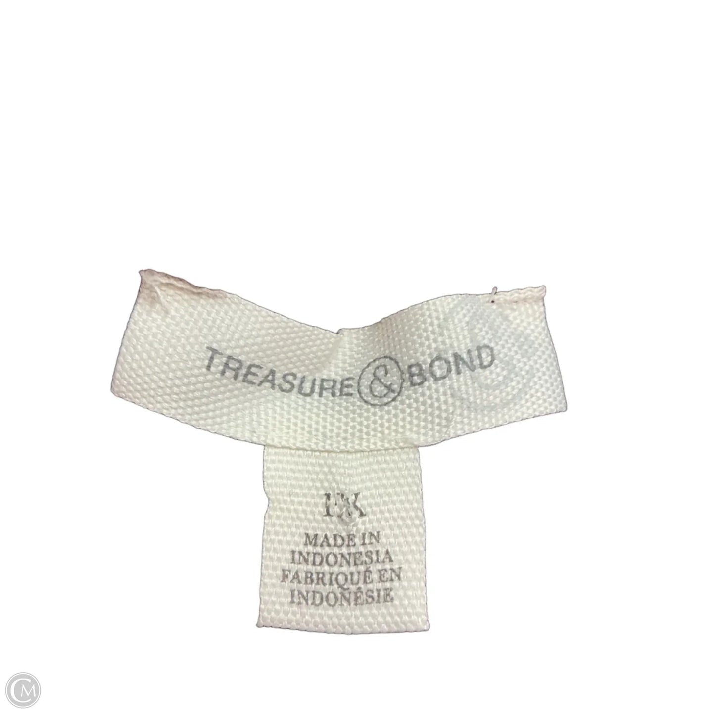Top Long Sleeve By Treasure And Bond In Red, Size: 18