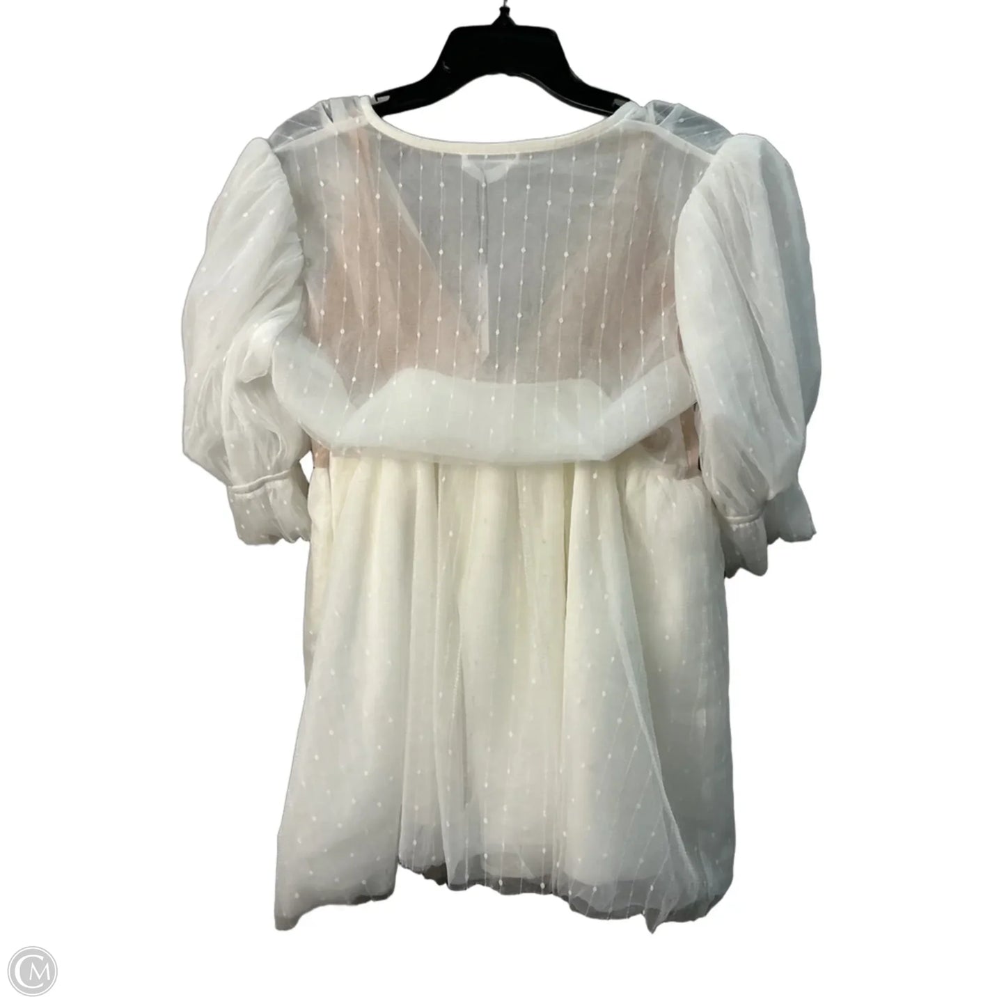 Dress Party Short By Showpo In White, Size: L