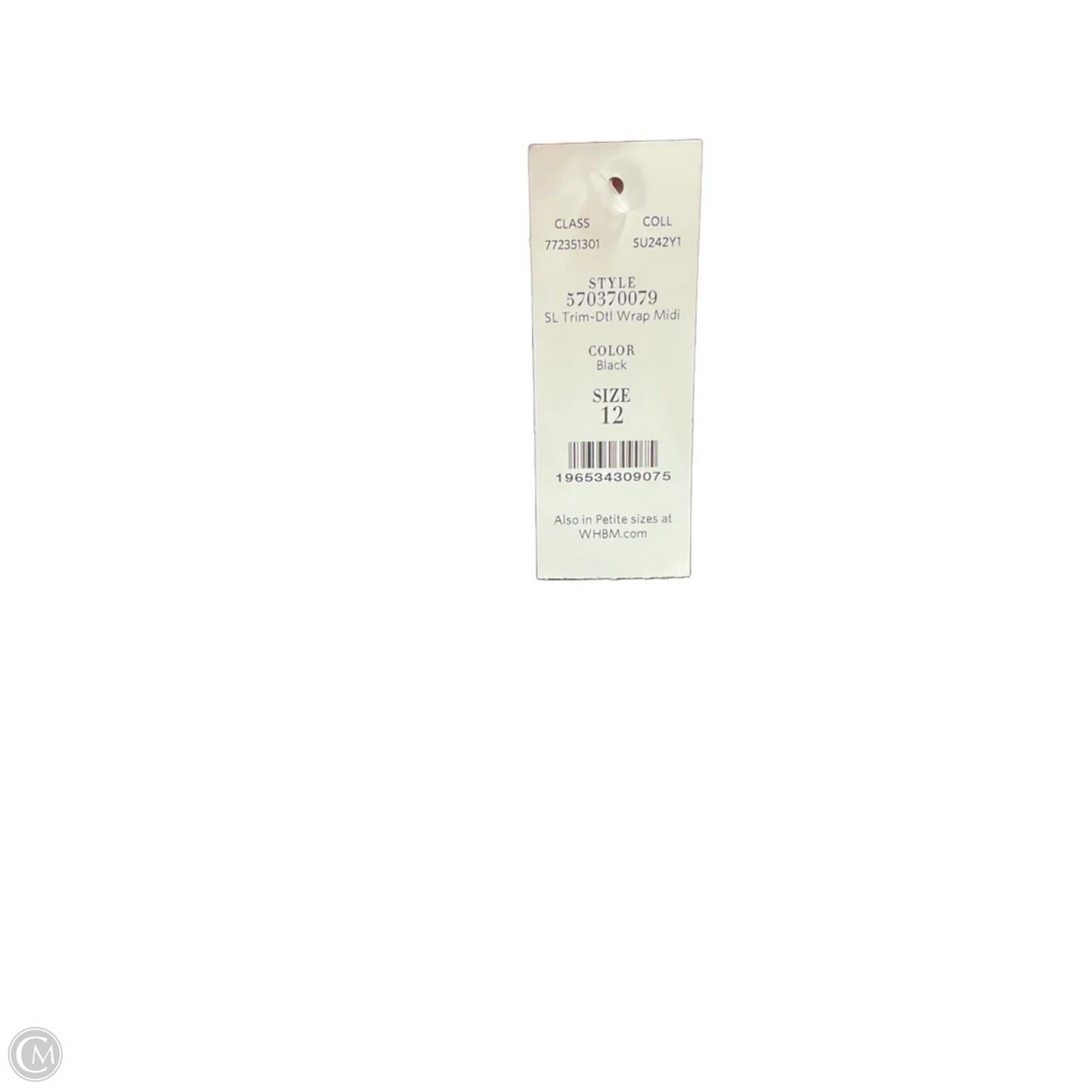 Dress Party Long By White House Black Market In Black & White, Size: L