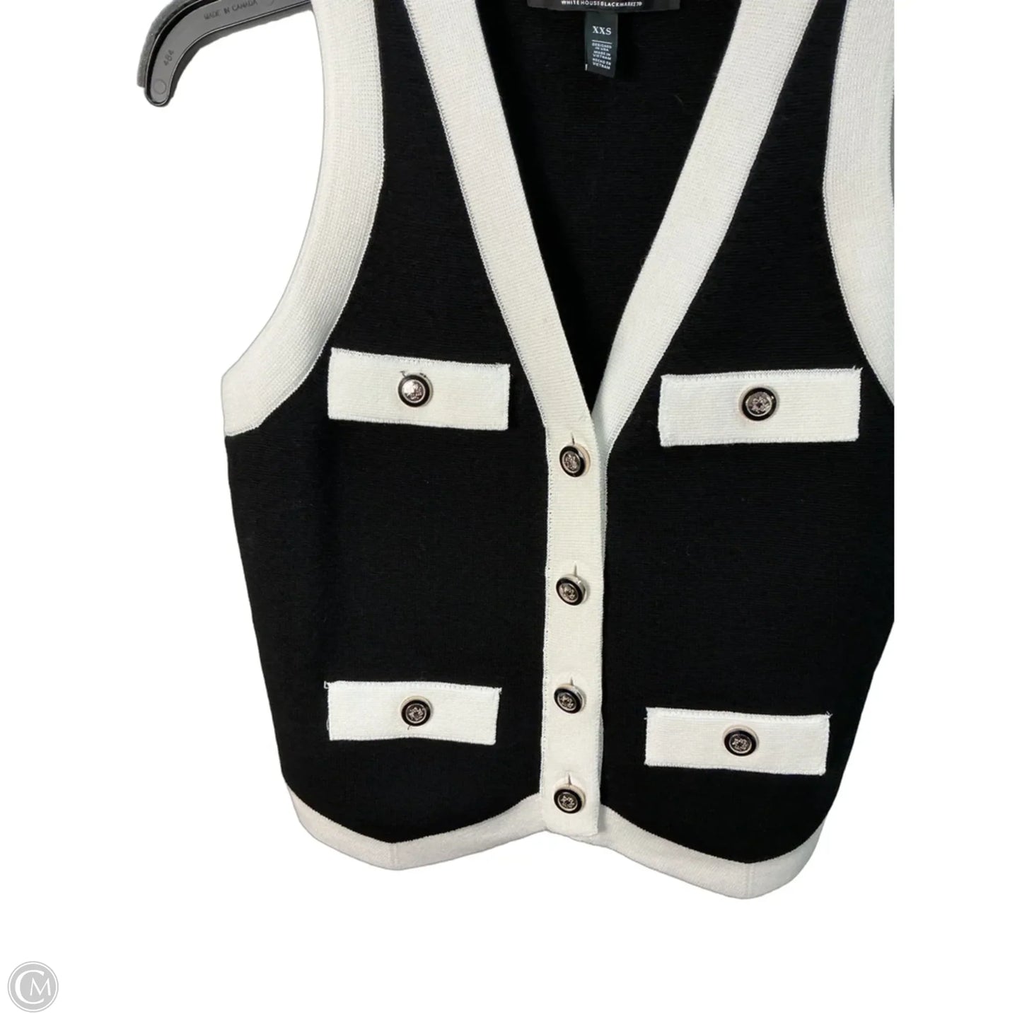 Top Sleeveless By White House Black Market In Black & White