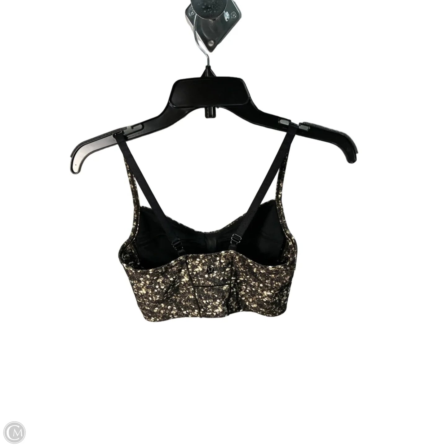 Athletic Bra By Lululemon In Brown & Cream, Size: Xs