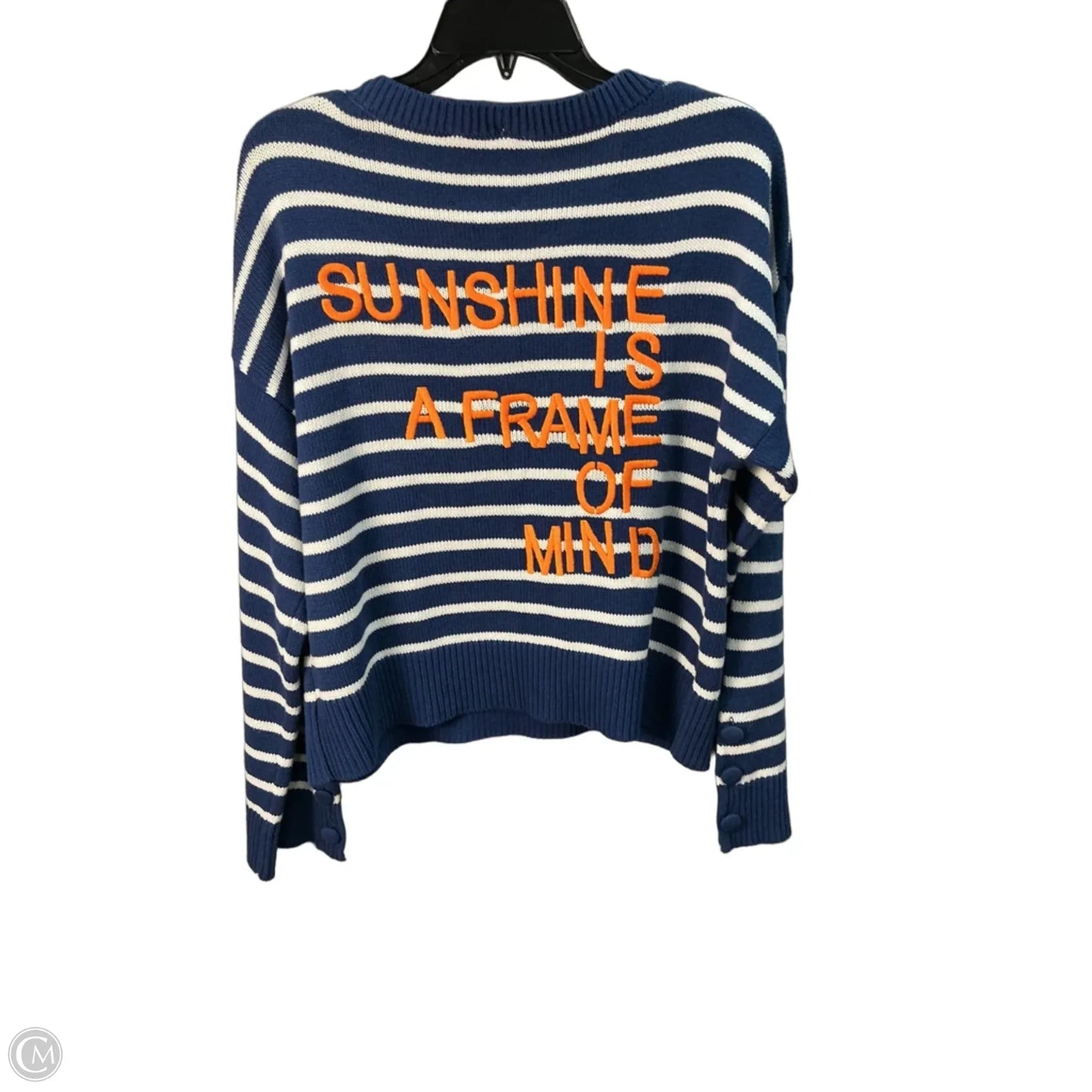 Sweater By Kerri Rosenthal In Striped Pattern, Size: L
