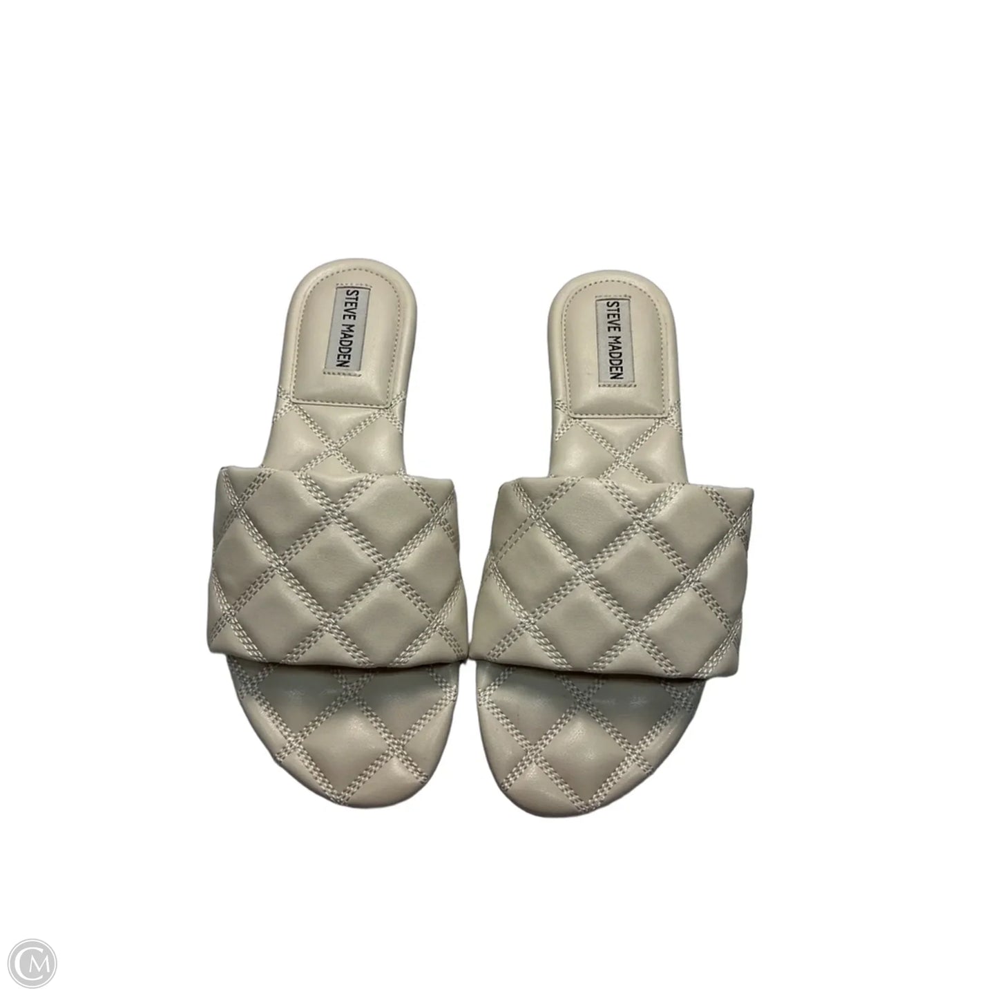 Sandals Flats By Steve Madden In Cream, Size: 8.5