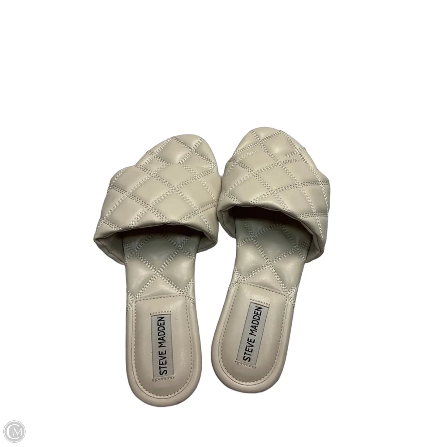 Sandals Flats By Steve Madden In Cream, Size: 8.5