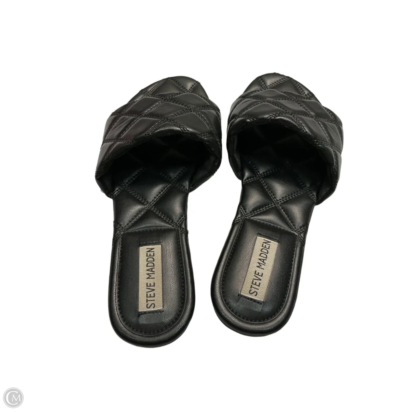 Sandals Flats By Steve Madden In Black, Size: 8.5