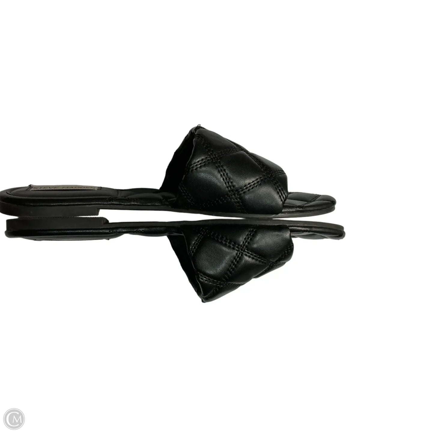 Sandals Flats By Steve Madden In Black, Size: 8.5