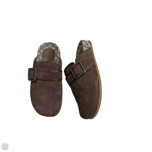 Shoes Designer By Coach In Brown, Size: 10