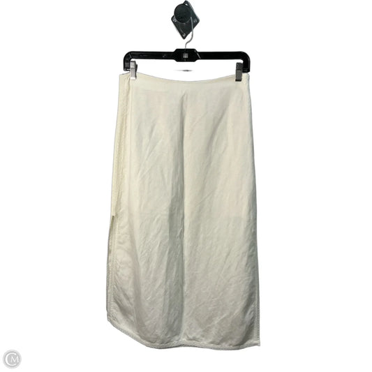 Skirt Maxi By Clothes Mentor In White, Size: Xs