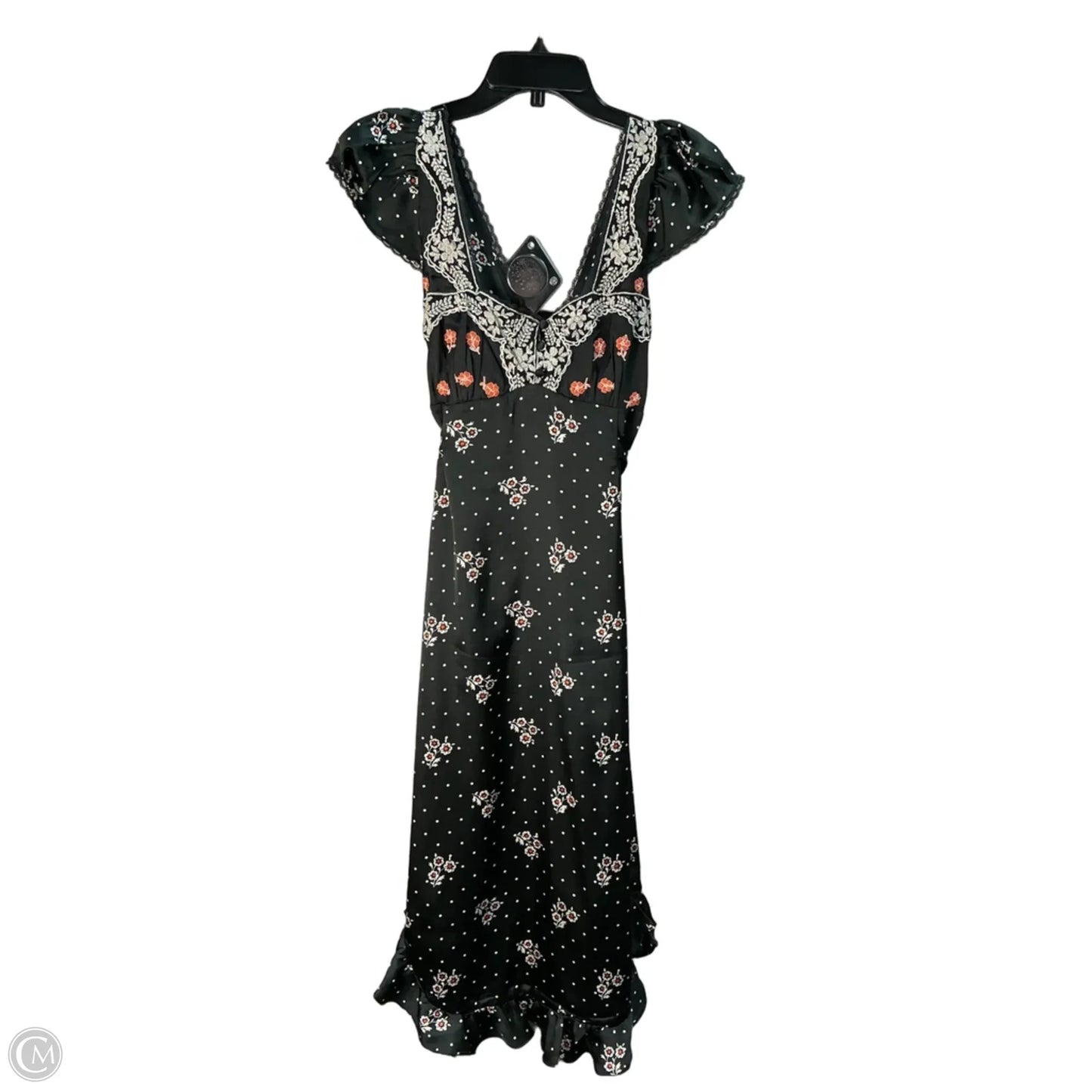 Dress Party Midi By Free People In Black & Red, Size: Xs