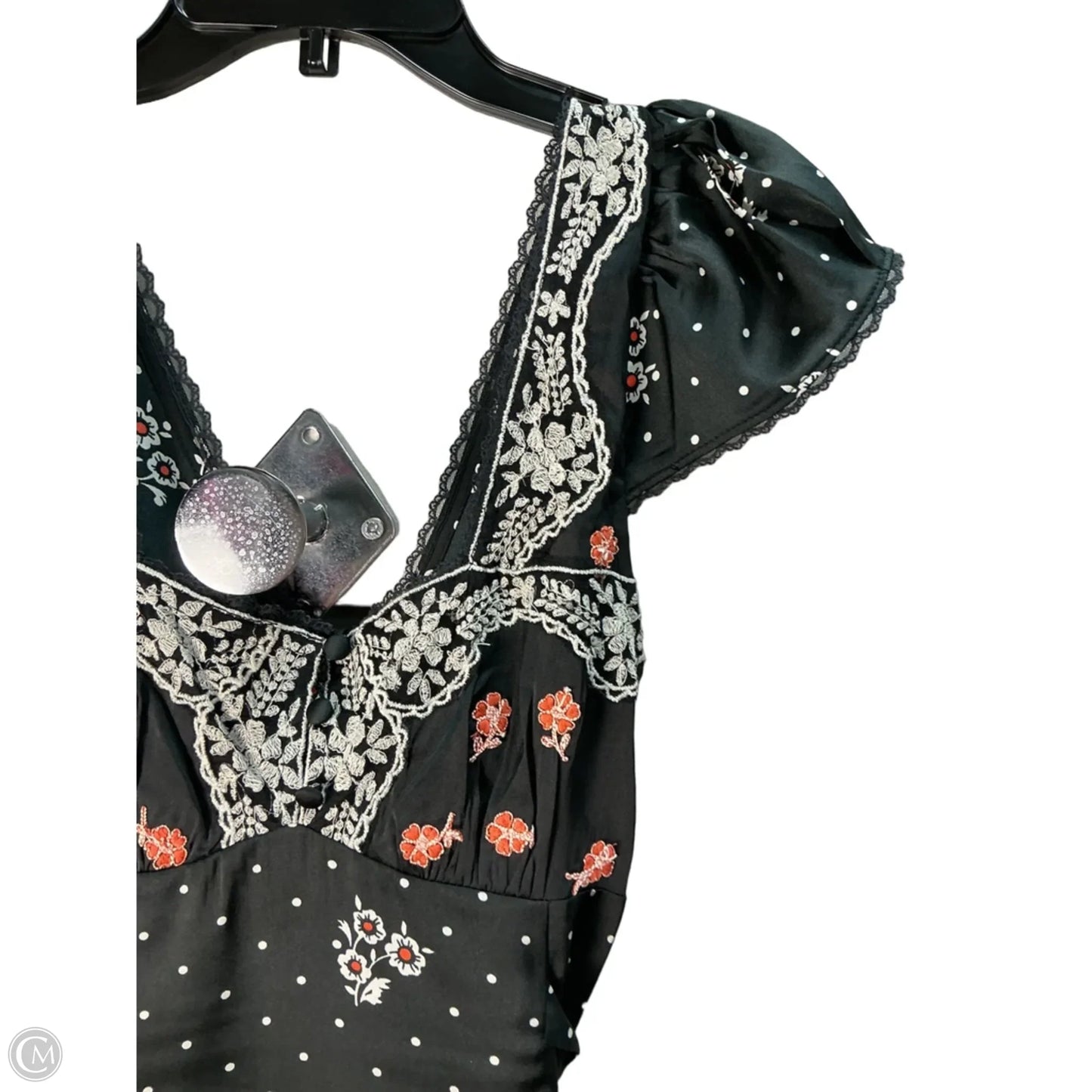 Dress Party Midi By Free People In Black & Red, Size: Xs
