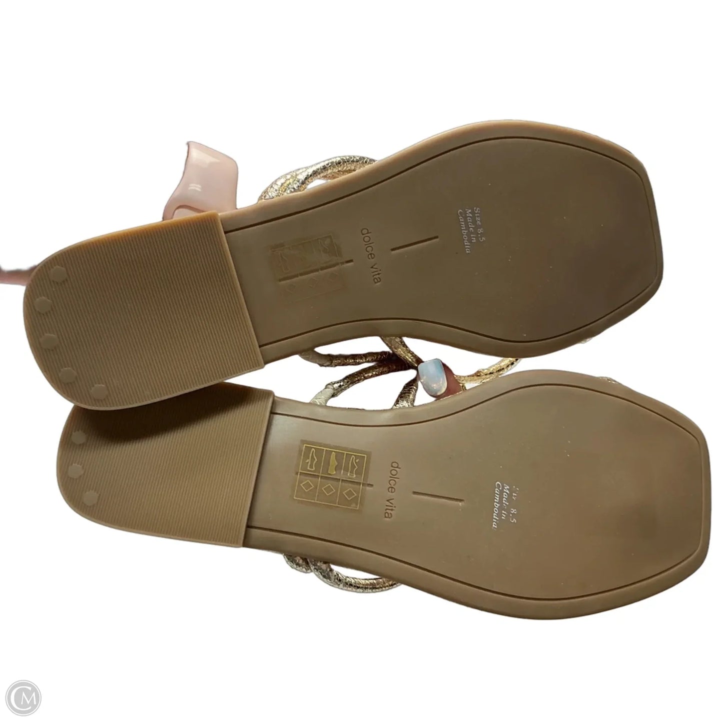 Sandals Flats By Dolce Vita In Gold, Size: 8.5