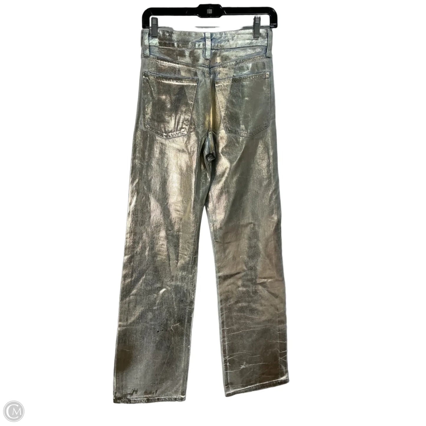 Jeans Boot Cut By Zara In Silver, Size: 0