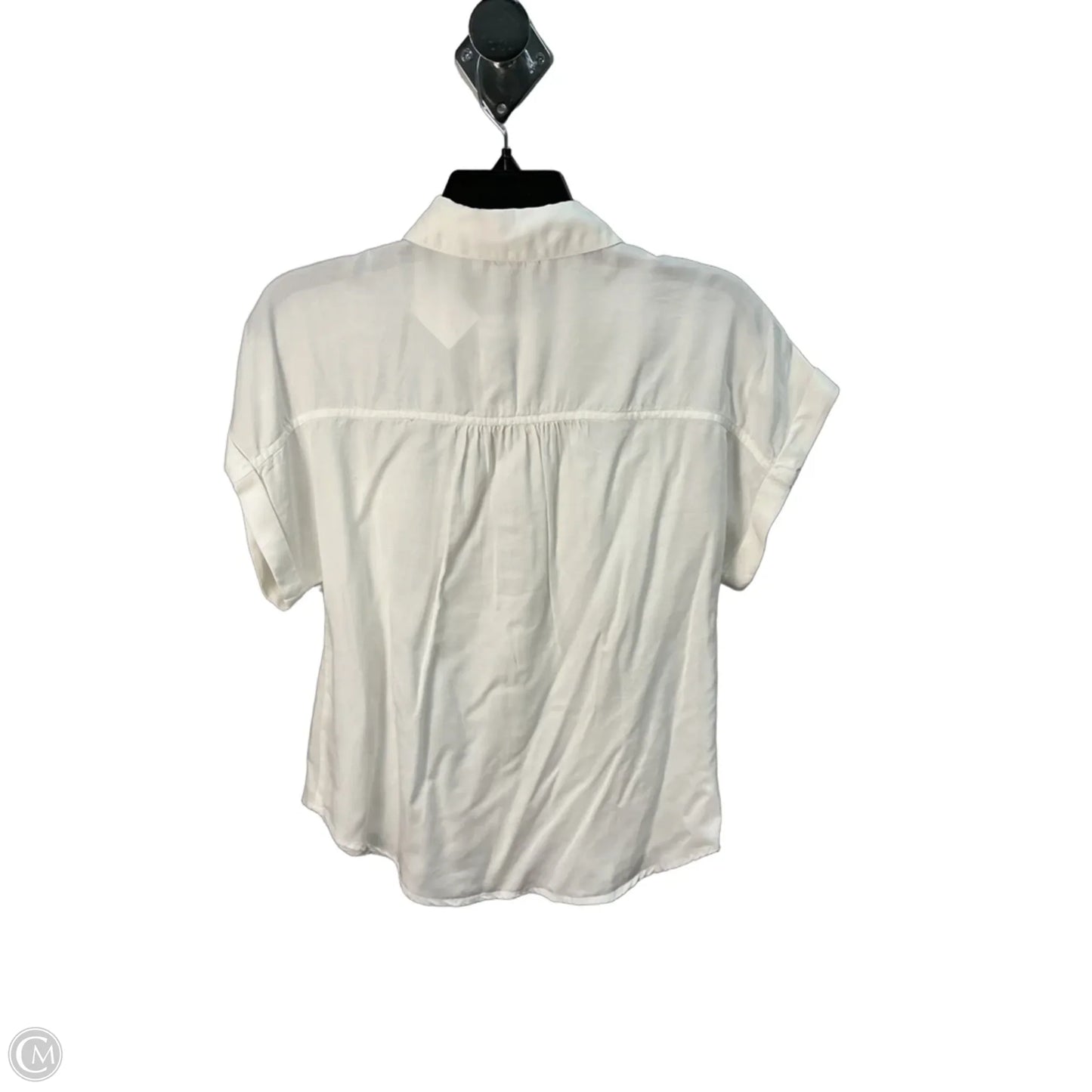 Top Short Sleeve By Evereve In White, Size: Xs