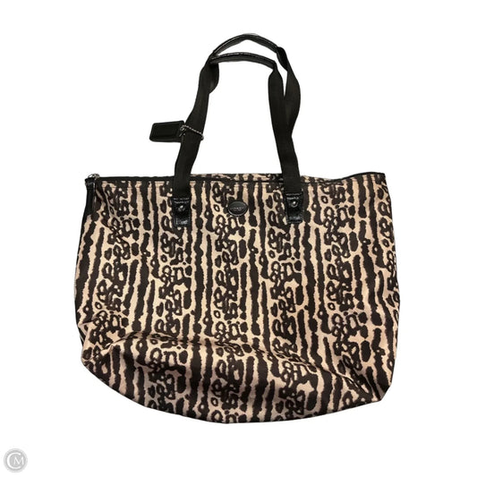Tote Designer By Coach, Size: Medium