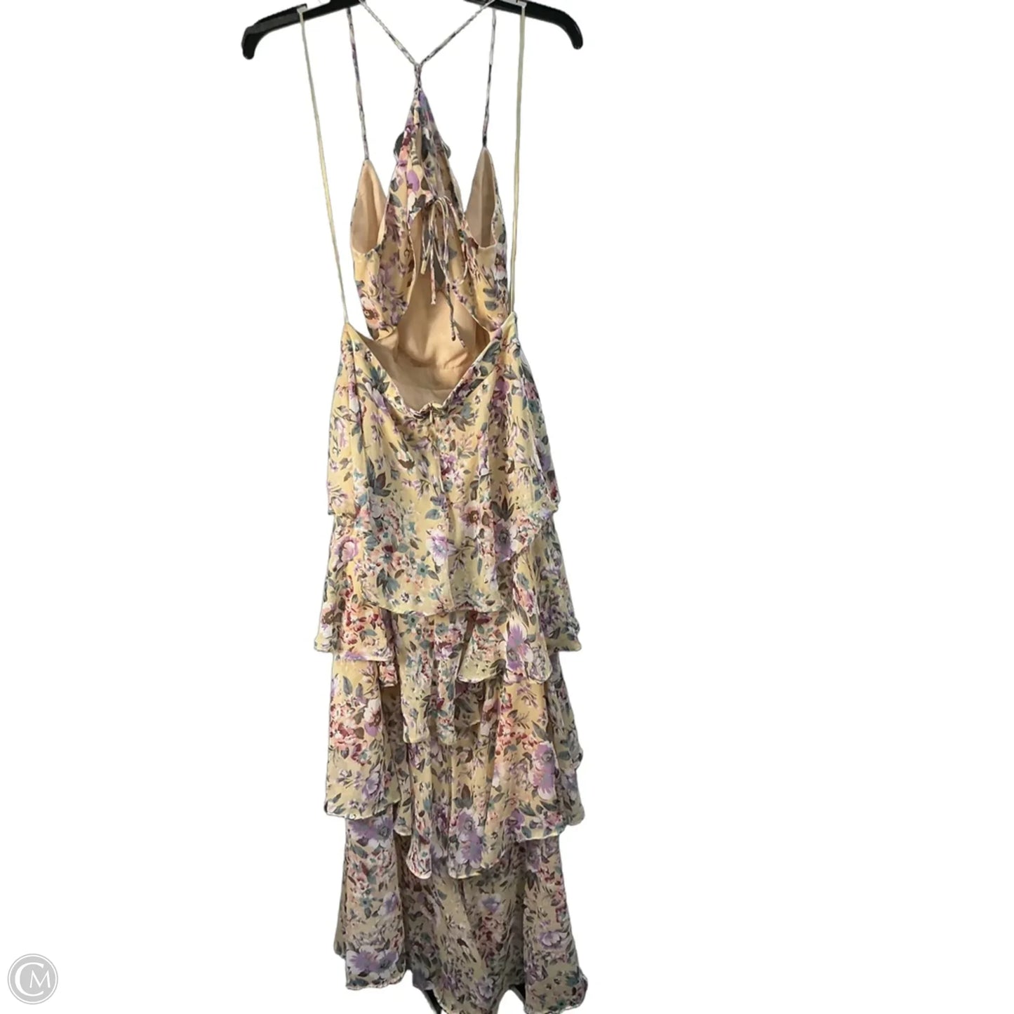 Dress Party Long By Astr In Purple & Tan, Size: L